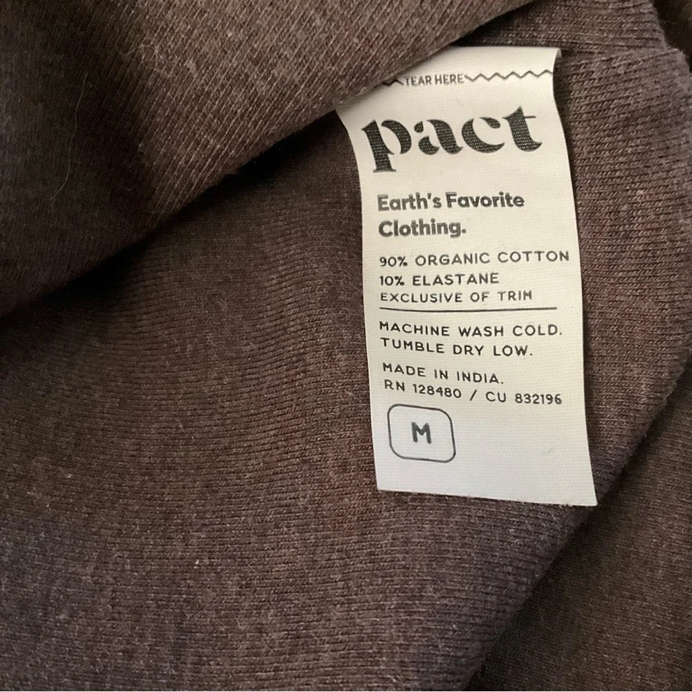 ❤️SOLD❤️Bundle 4x Pact Organic Cotton Go To Pocket Leggings With Matching Tops - Picture 5 of 10